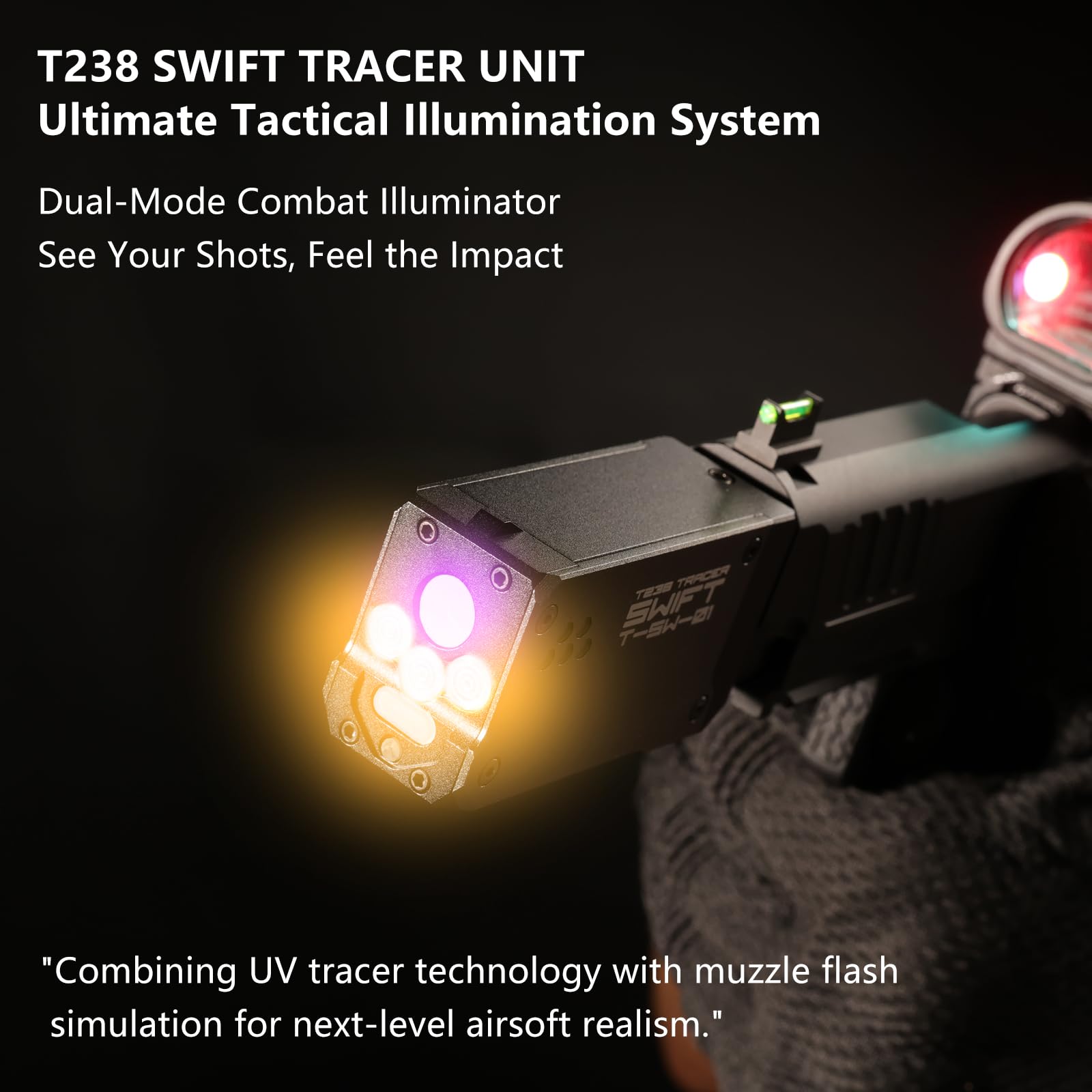 Amazon.com : T238-Swift Tracer Unit,Airsoft Spitfire Tactical